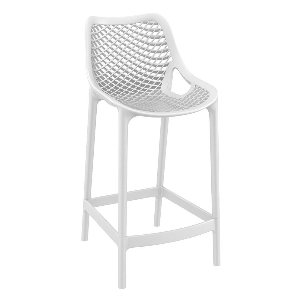 Counter Stool, Set Of 2, White, Belen Kox