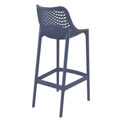 Outdoor Bar Chair, Set of 2, Dark Gray, Belen Kox