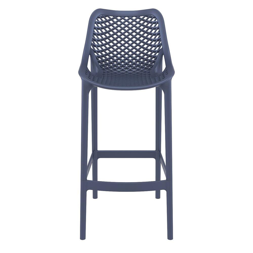 Outdoor Bar Chair, Set of 2, Dark Gray, Belen Kox