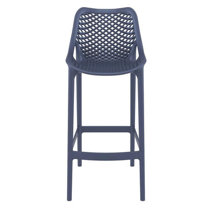 Outdoor Bar Chair, Set of 2, Dark Gray, Belen Kox