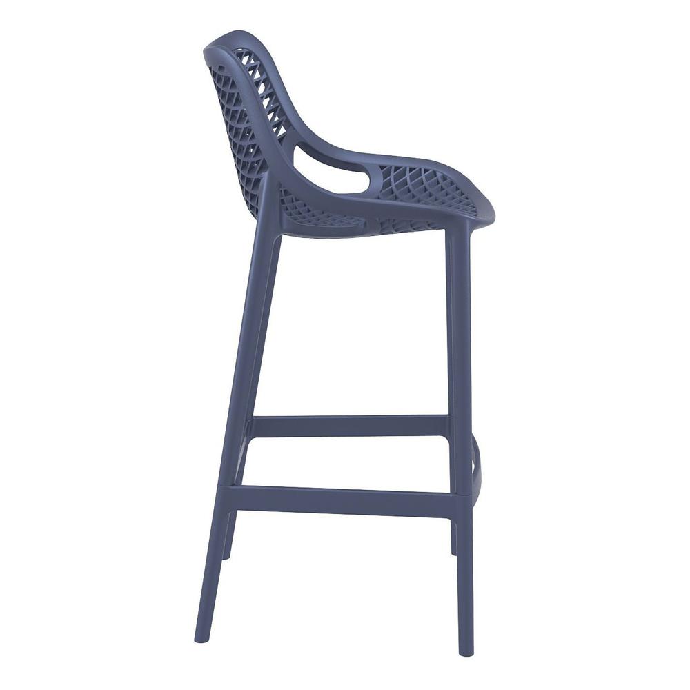 Outdoor Bar Chair, Set of 2, Dark Gray, Belen Kox