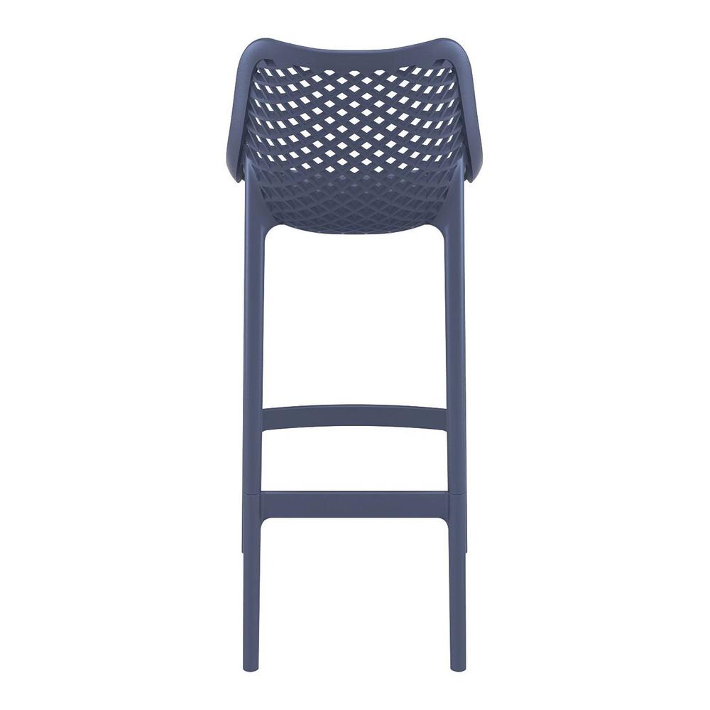 Outdoor Bar Chair, Set of 2, Dark Gray, Belen Kox