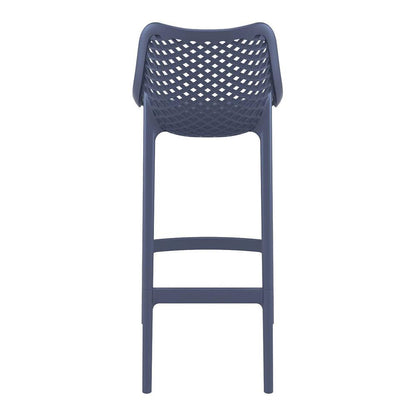 Outdoor Bar Chair, Set of 2, Dark Gray, Belen Kox