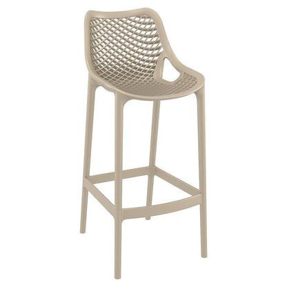 Air Bar Stool Taupe, Set of 2