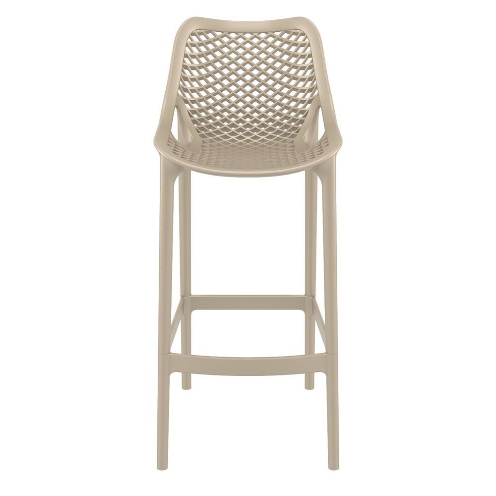 Air Bar Stool Taupe, Set of 2