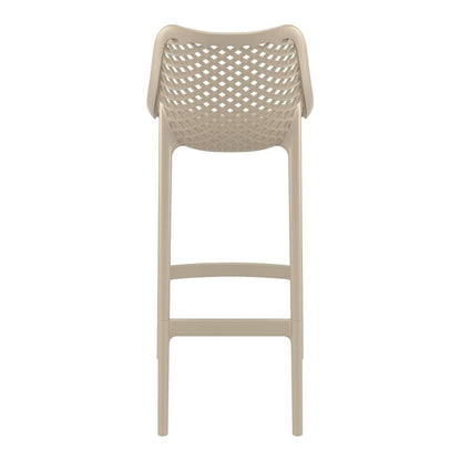Air Bar Stool Taupe, Set of 2