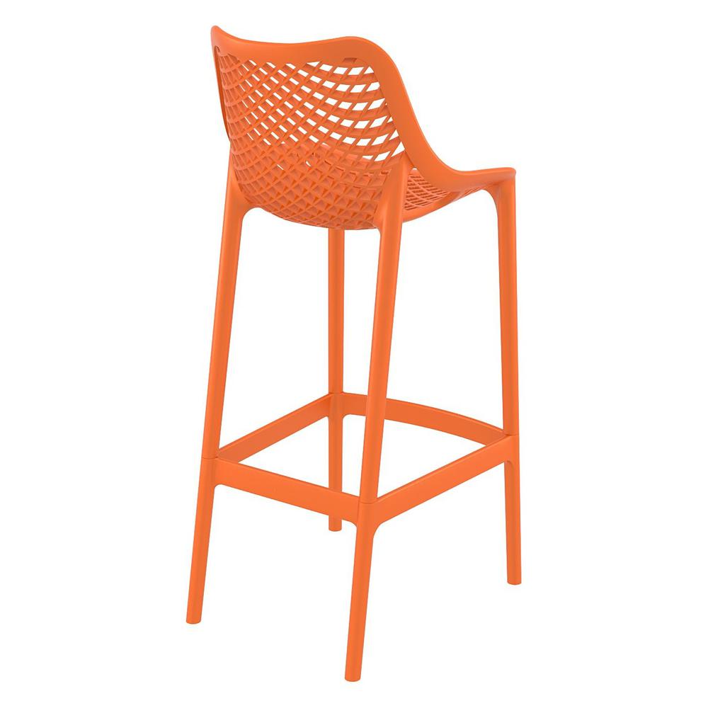 Bar Stool, Set Of 2, Orange, Belen Kox