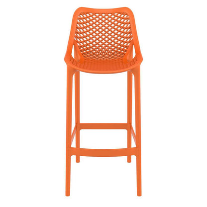 Bar Stool, Set Of 2, Orange, Belen Kox