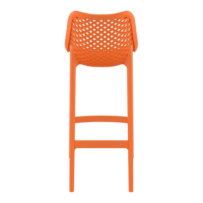 Bar Stool, Set Of 2, Orange, Belen Kox