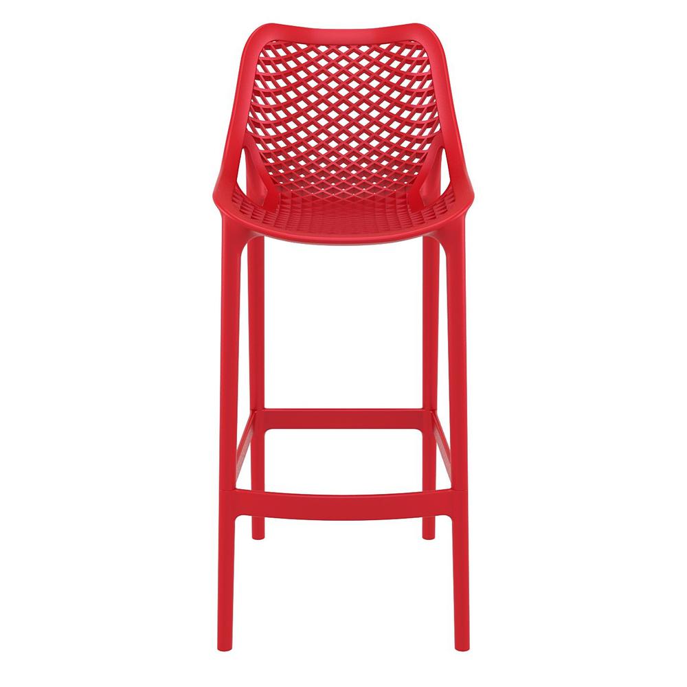 Bar Stool, Red, Set of 2, Belen Kox