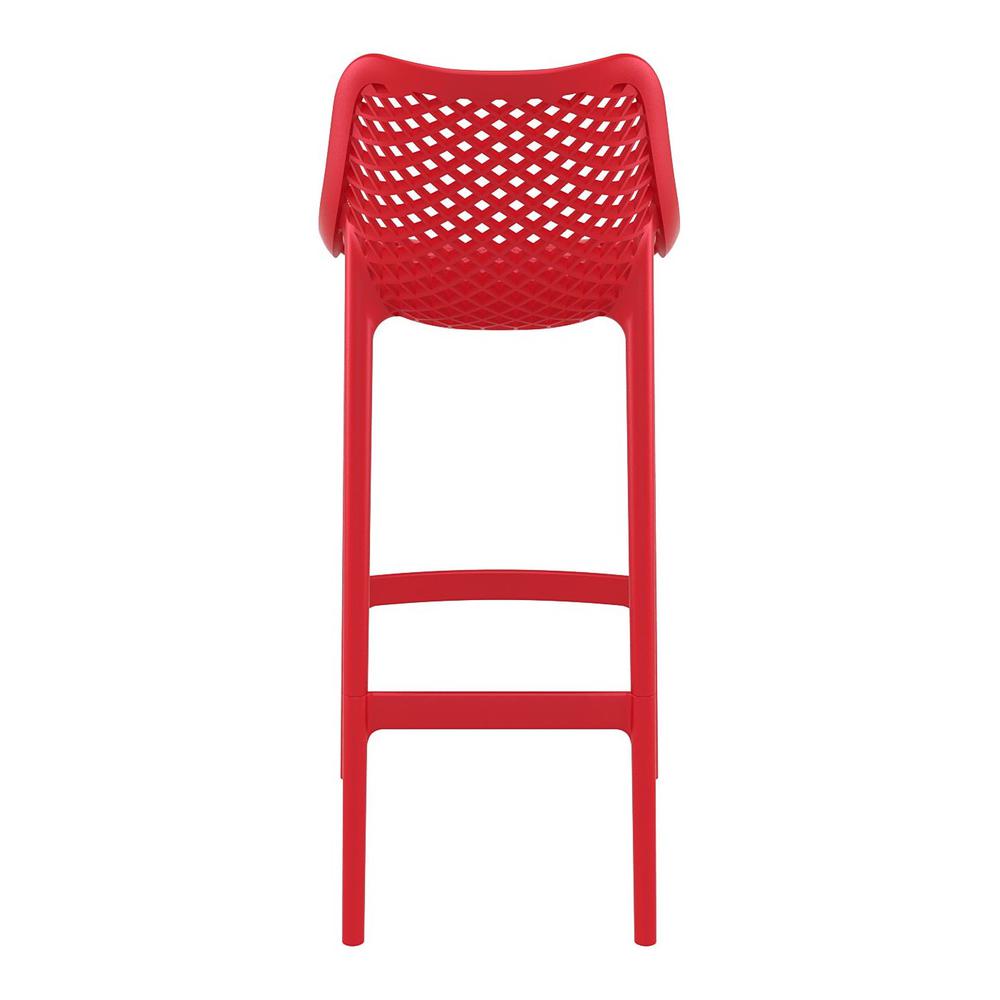 Bar Stool, Red, Set of 2, Belen Kox