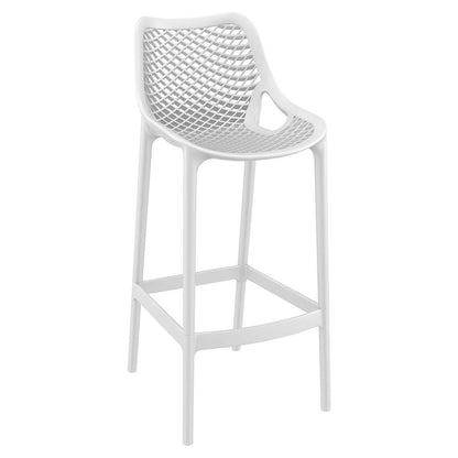 Bar Stool, Set Of 2, White, Belen Kox
