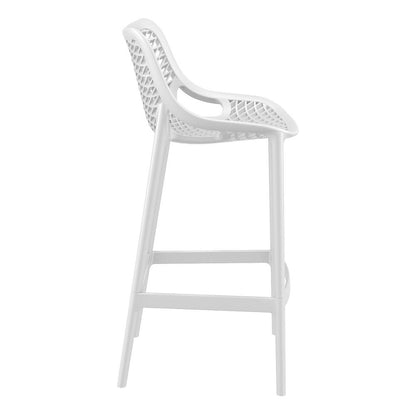 Bar Stool, Set Of 2, White, Belen Kox