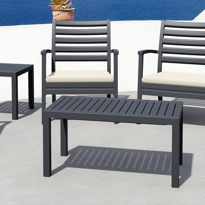 Ocean Rectangle Cofee Table Dark Gray