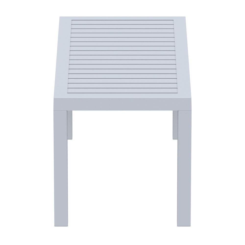 Ocean Rectangle Cofee Table Silver Gray
