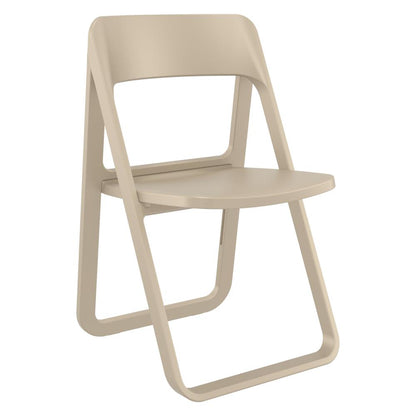 Dream Folding Outdoor Bistro Set with 2 Chairs Taupe