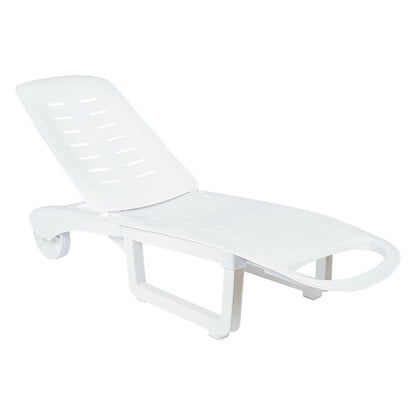 Sundance Pool Chaise Lounge White, Set of 2