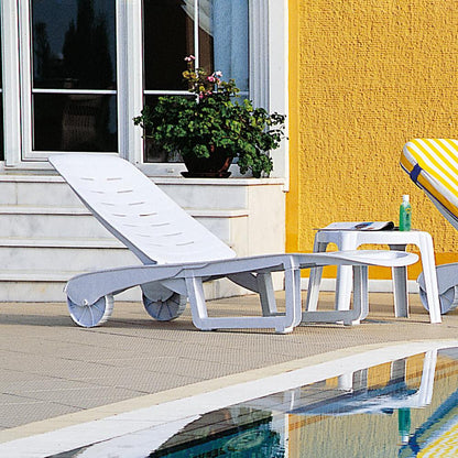 Sundance Pool Chaise Lounge White, Set of 2