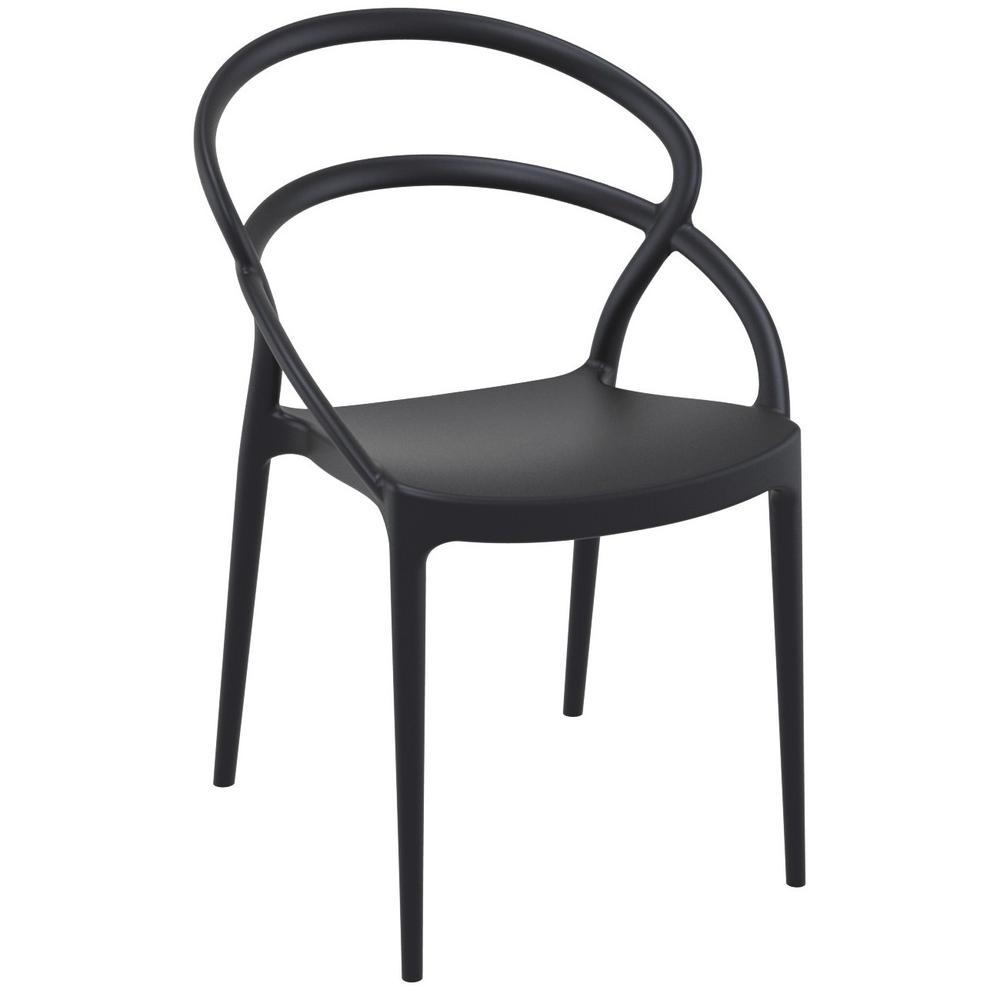 Pia Dining Chair Black, Set of 2