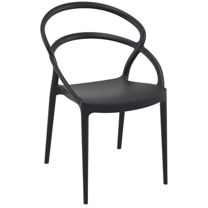 Pia Dining Chair Black, Set of 2