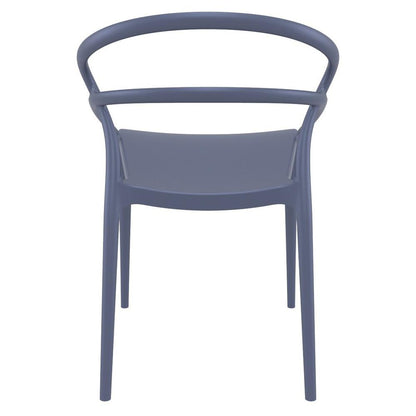 Pia Dining Chair Dark Gray, Set of 2