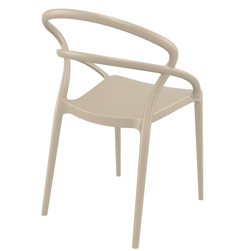 Pia Dining Chair Taupe, Set of 2