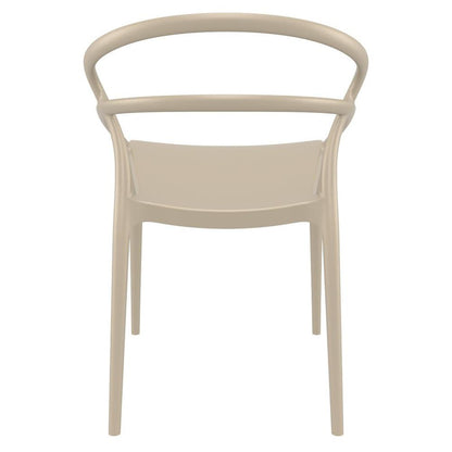 Pia Dining Chair Taupe, Set of 2