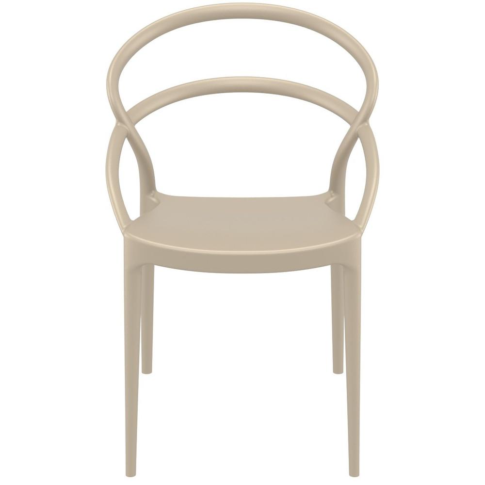 Pia Dining Chair Taupe, Set of 2