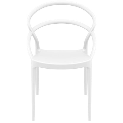 Pia Dining Chair White, Set of 2