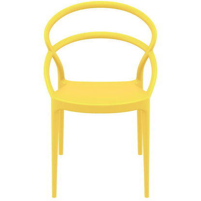 Pia Dining Chair Yellow, Set of 2