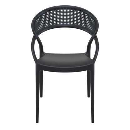 Sunset Dining Chair Black, Set of 2