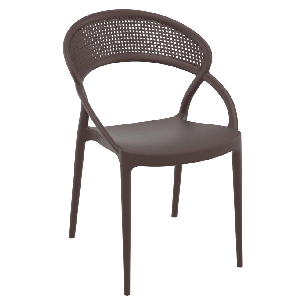Sunset Dining Chair Brown, Set of 2