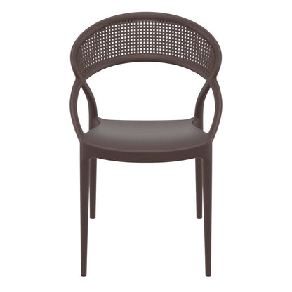 Sunset Dining Chair Brown, Set of 2