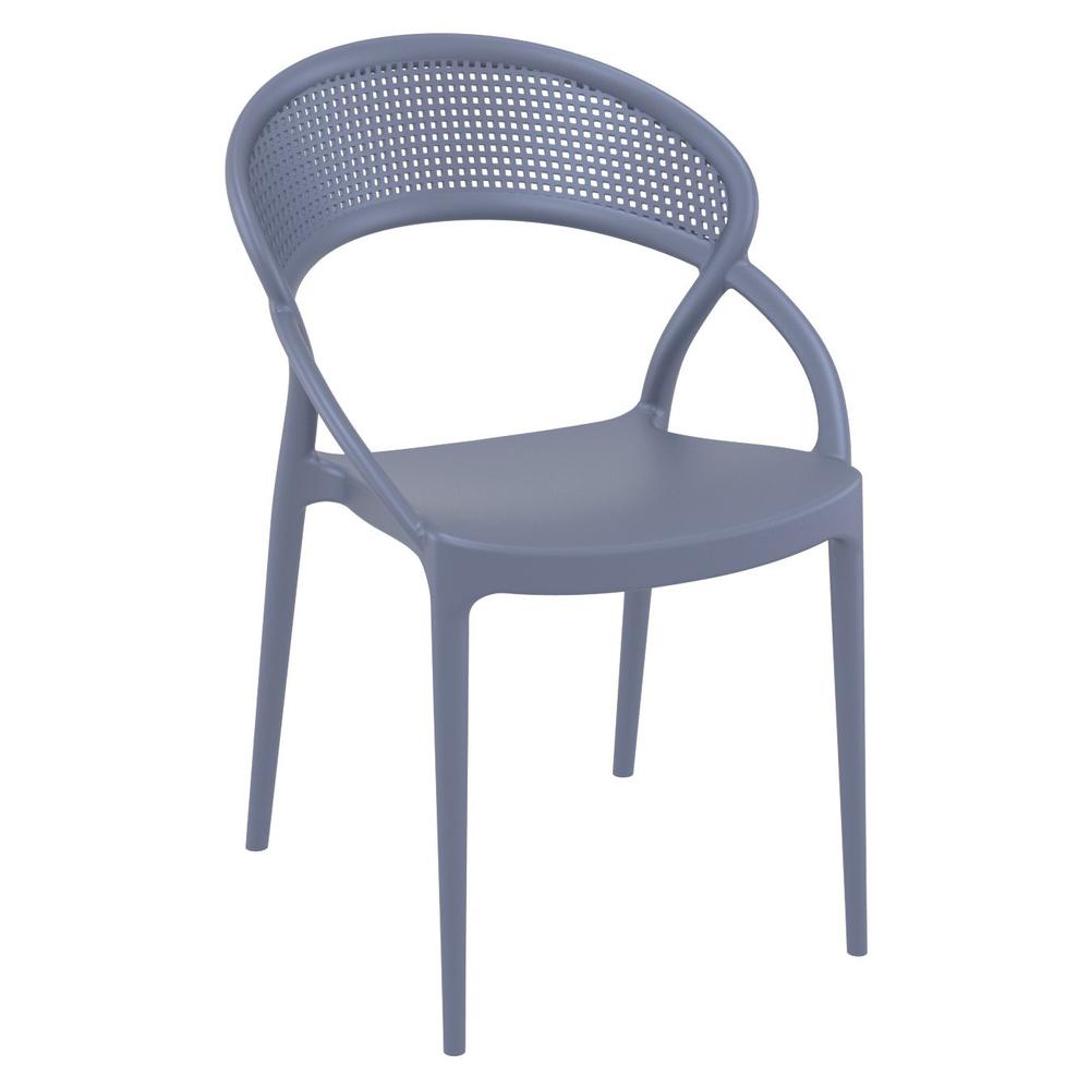 Sunset Dining Chair Dark Gray, Set of 2