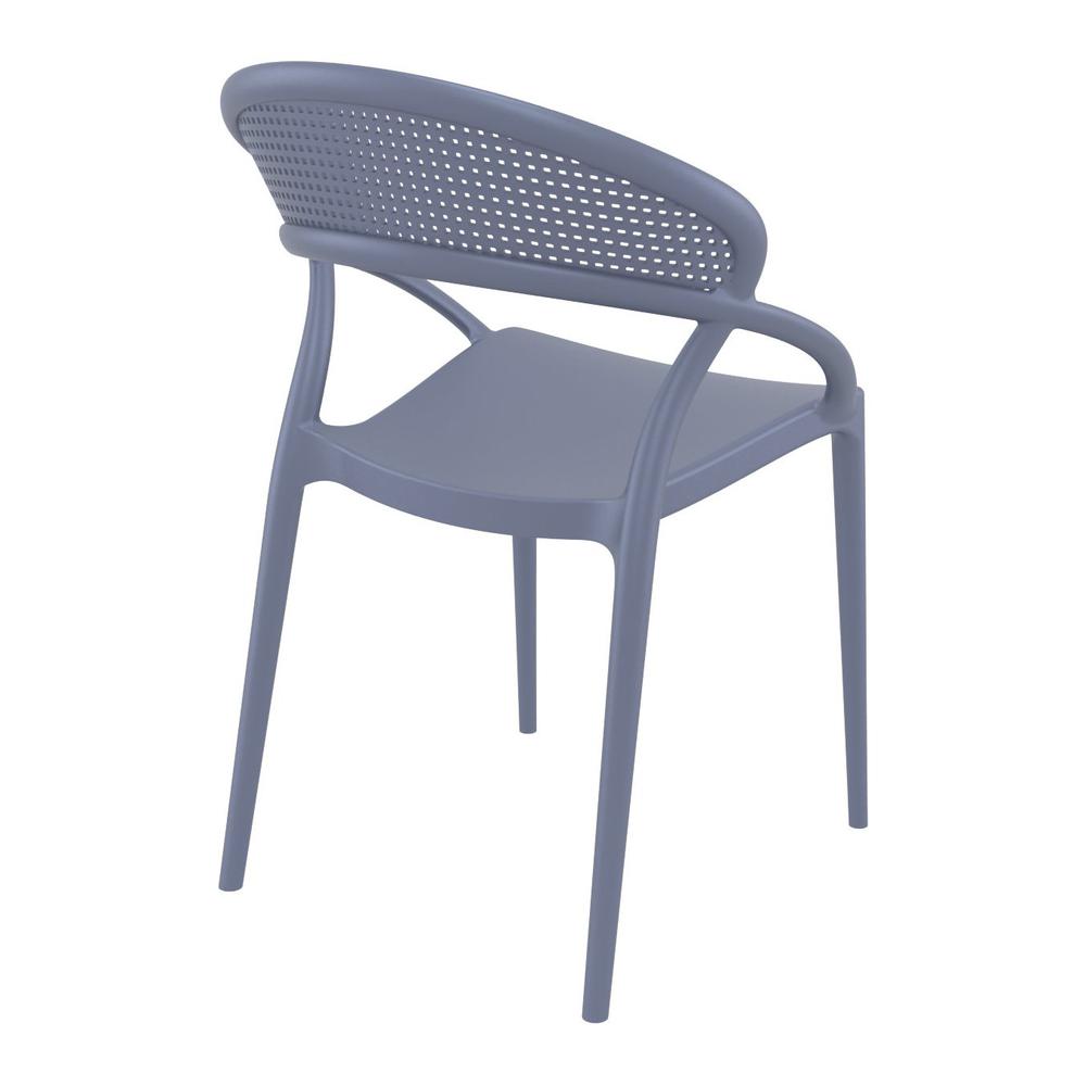 Sunset Dining Chair Dark Gray, Set of 2