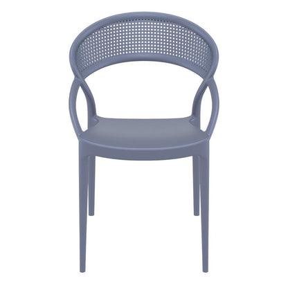 Sunset Dining Chair Dark Gray, Set of 2