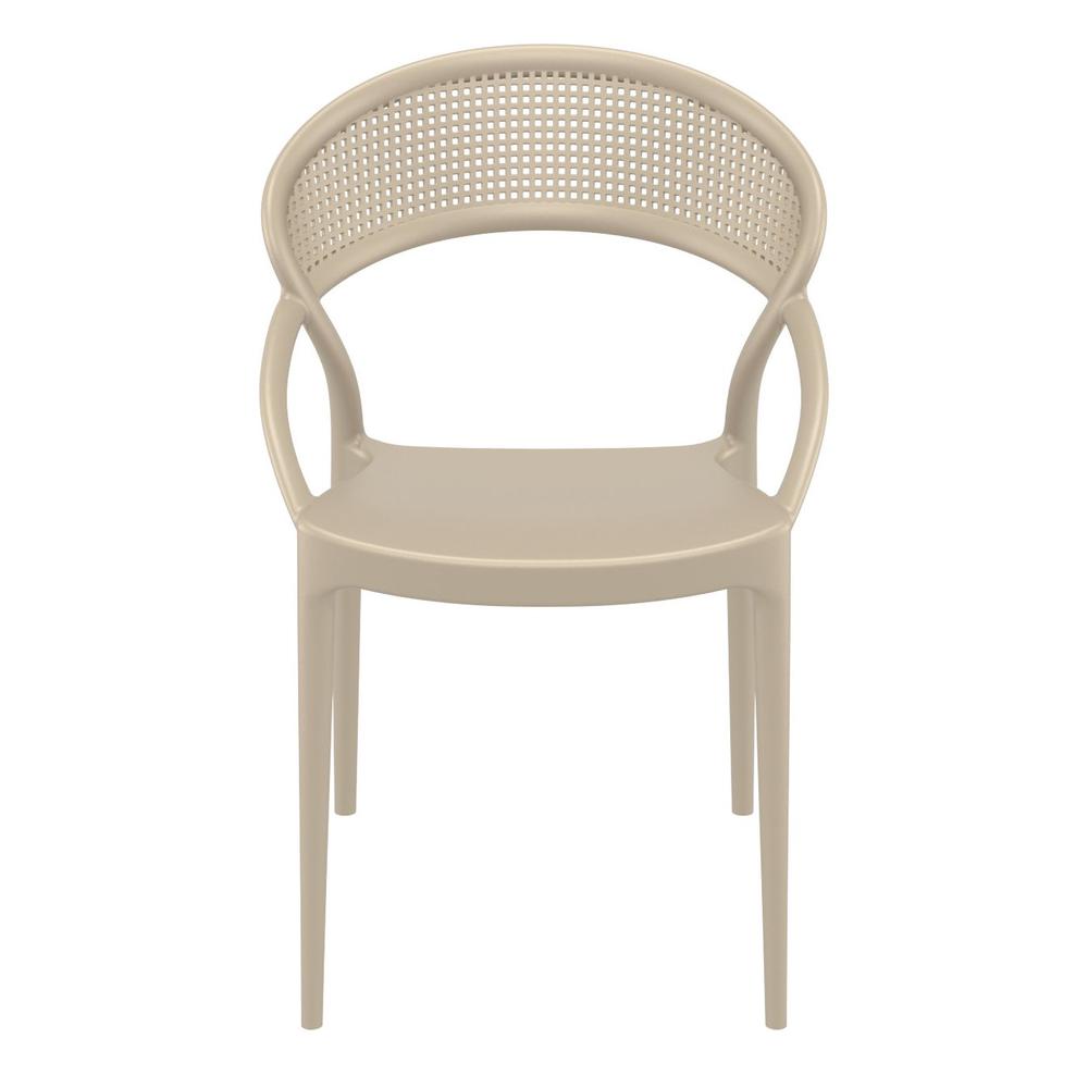 Sunset Dining Chair Taupe, Set of 2