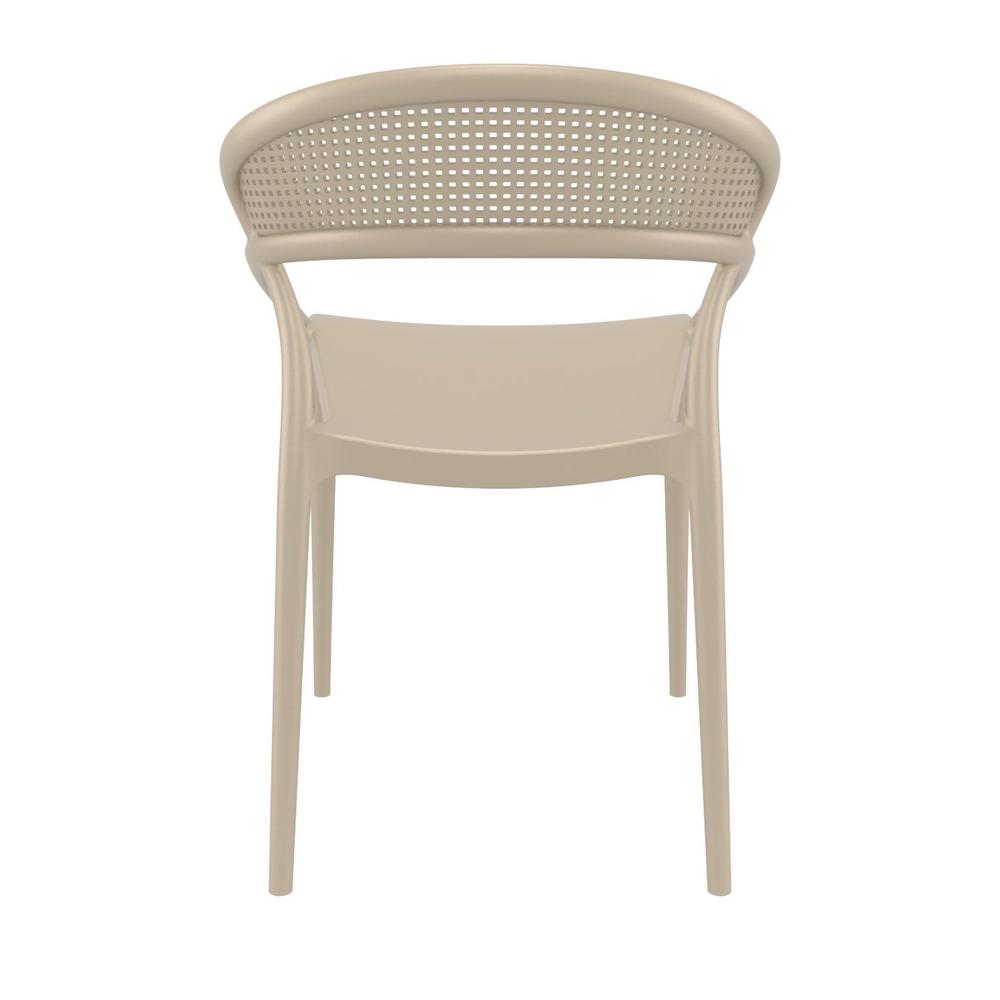 Sunset Dining Chair Taupe, Set of 2