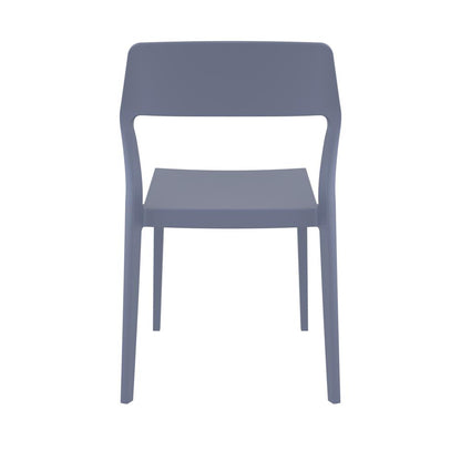 Snow Dining Chair Dark Gray, Set of 2