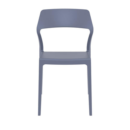 Snow Dining Chair Dark Gray, Set of 2
