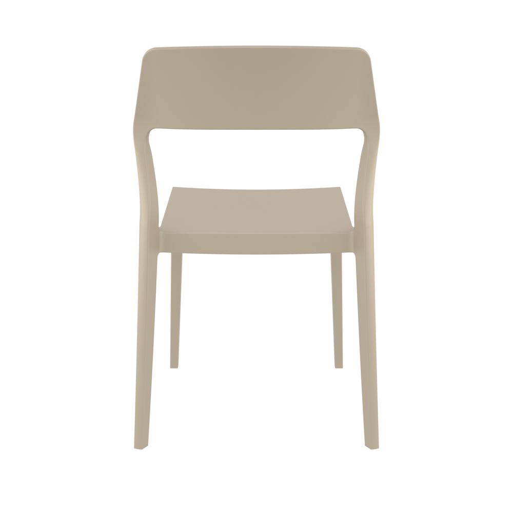 Snow Dining Chair Taupe, Set of 2