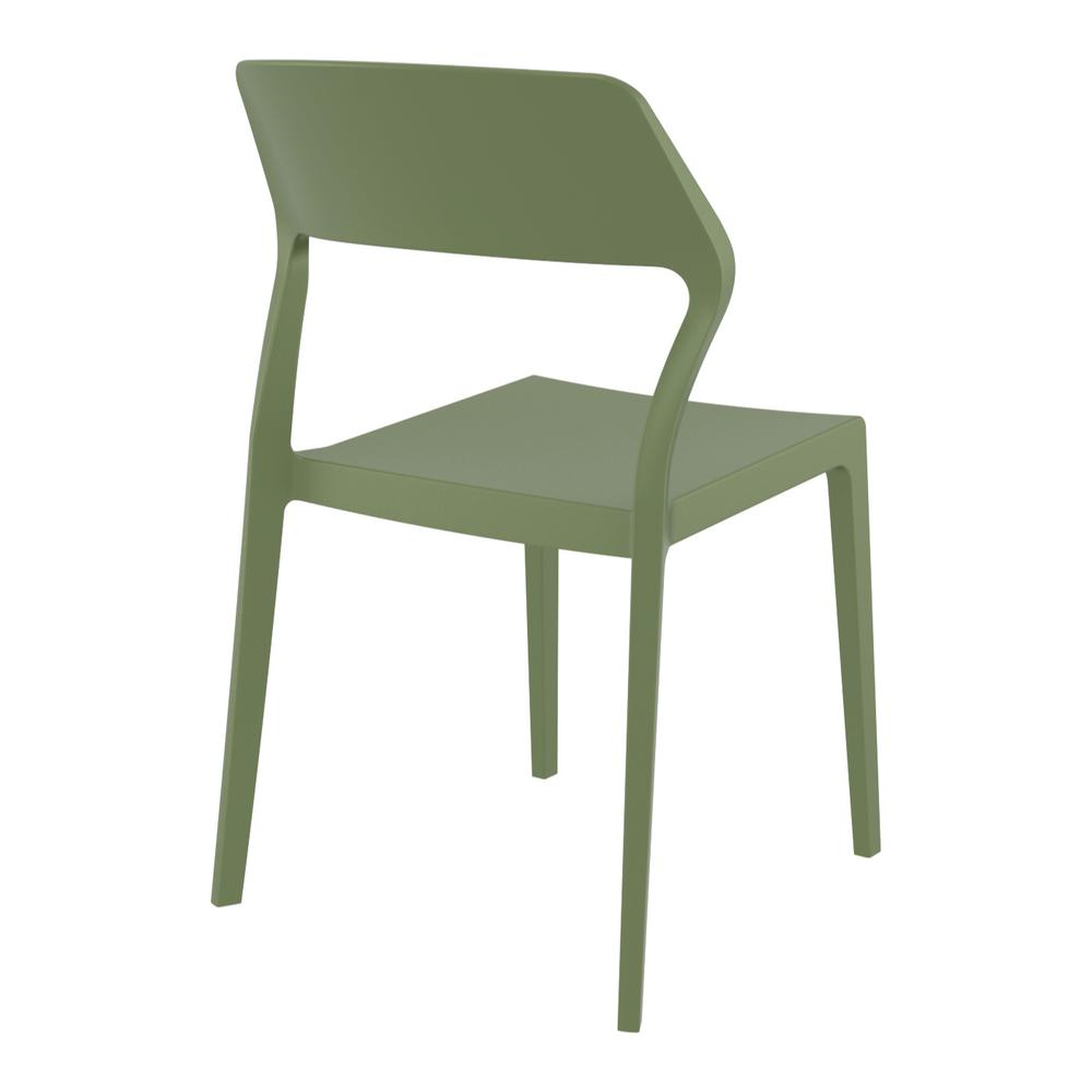 Snow Dining Chair Olive Green, Set of 2