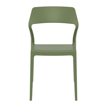 Snow Dining Chair Olive Green, Set of 2