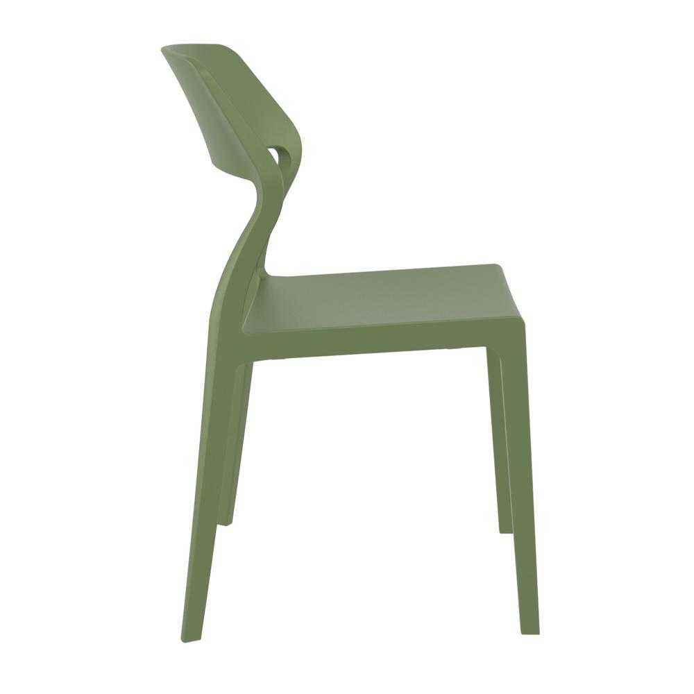 Snow Dining Chair Olive Green, Set of 2
