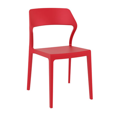 Snow Dining Chair Red, Set of 2