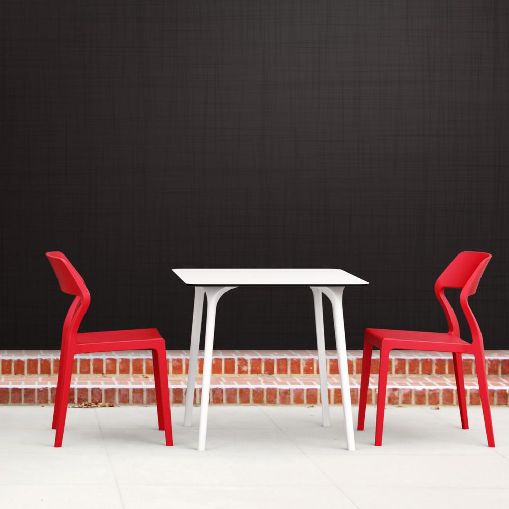 Snow Dining Chair Red, Set of 2