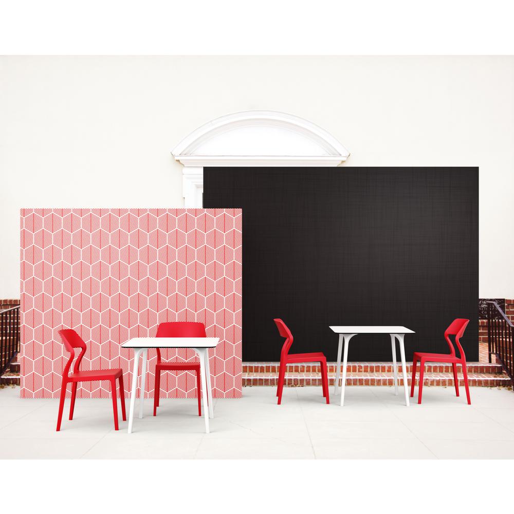 Snow Dining Chair Red, Set of 2