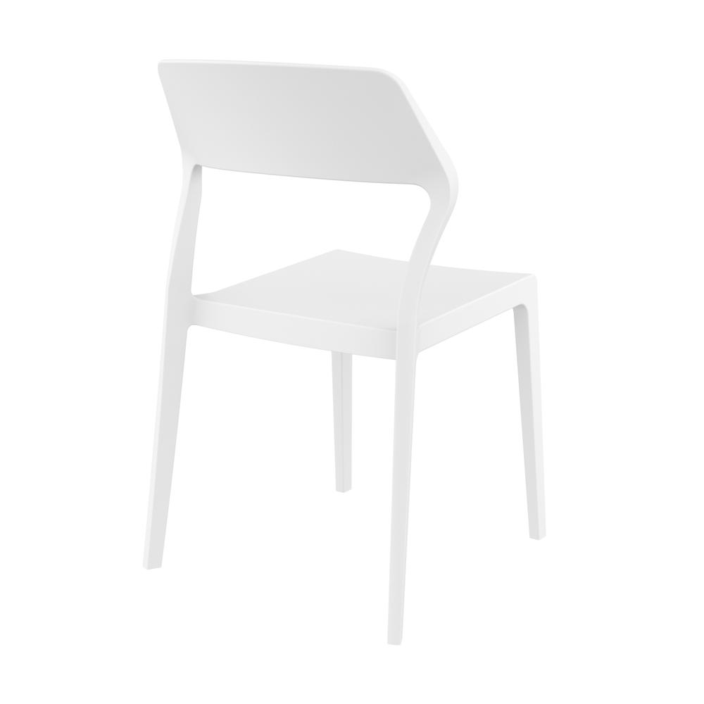 Snow Dining Chair White, Set of 2