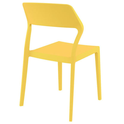 Snow Dining Chair Yellow, Set of 2