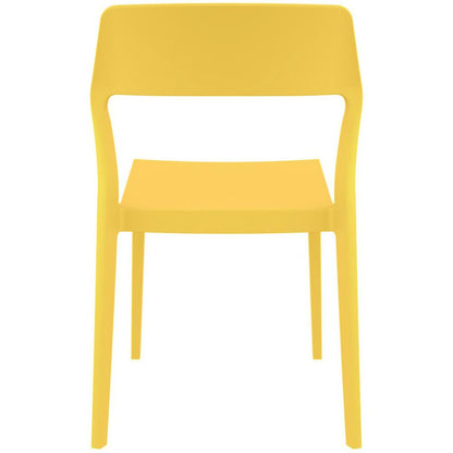 Snow Dining Chair Yellow, Set of 2